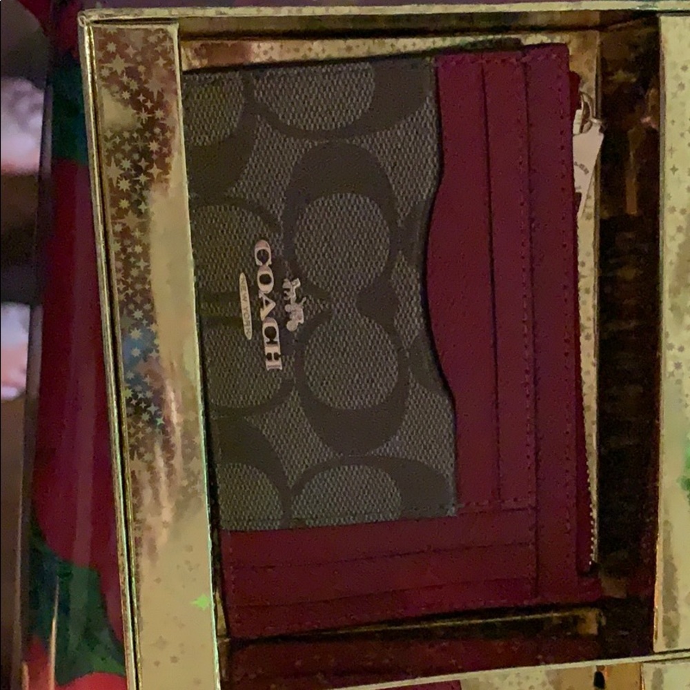 Coach Deep Red Card case